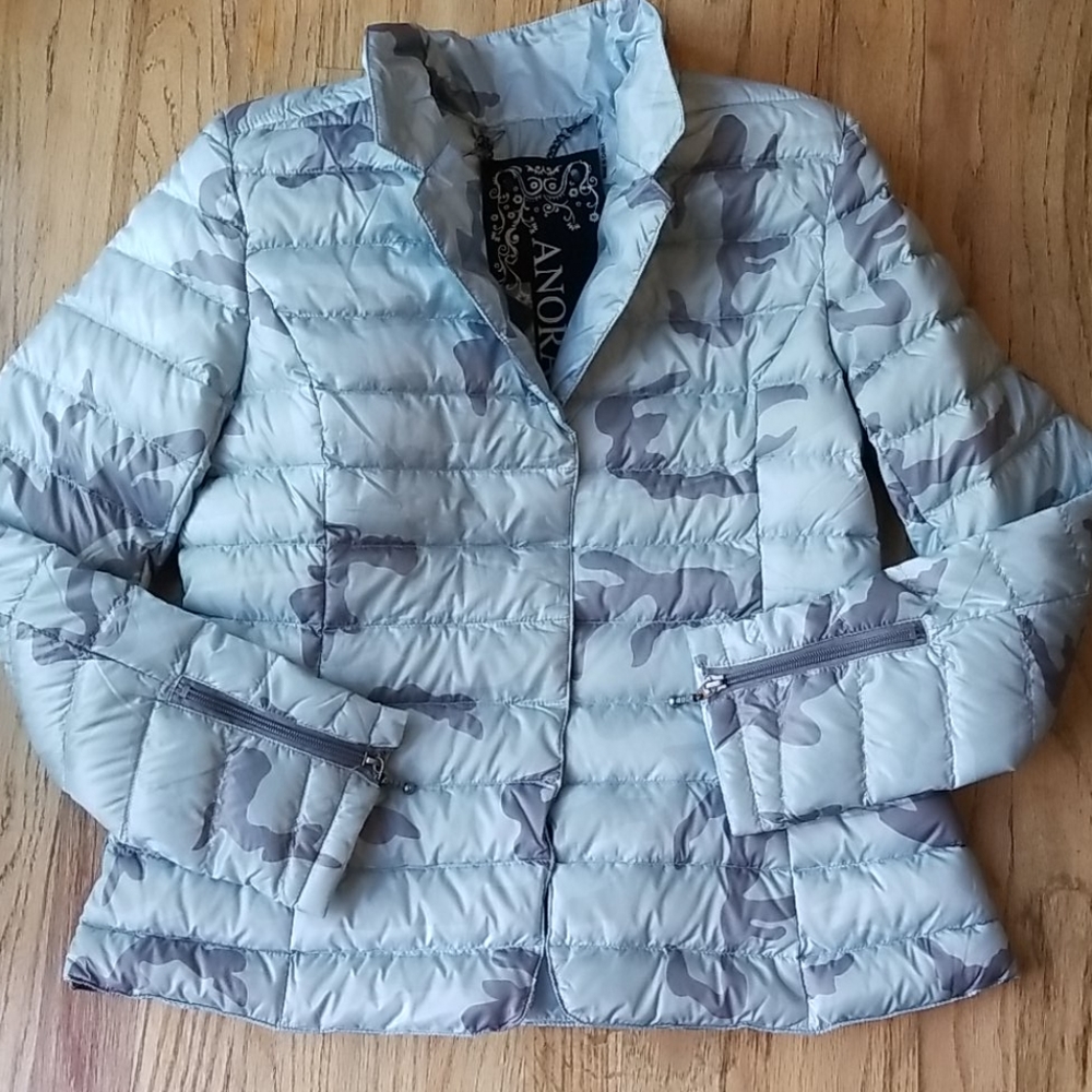 NEW with tags light camo puffer